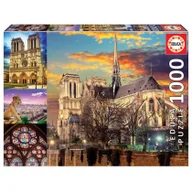Puzzle - Educa 1000 EL Notre Dam e kolaz - miniaturka - grafika 1