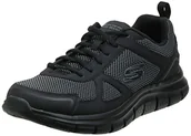 Sneakersy damskie - Skechers Męskie sneakersy 52635-BKGY_45,5, czarne, 45,5 EU - miniaturka - grafika 1