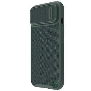 Nillkin Textured S Case etui iPhone 14 Pro Max pancerny pokrowiec z osłoną na aparat ciemnozielone - Etui i futerały do telefonów - miniaturka - grafika 2