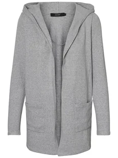 Vero Moda Kardigan "Doffy" w kolorze szarym - Swetry damskie - miniaturka - grafika 1