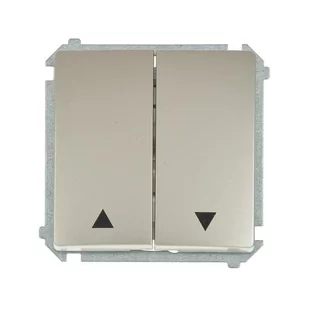 Simon Włącznik żaluzjowy BASIC satynowy, metalizowany - Wyłączniki światła i elektryczne - miniaturka - grafika 1