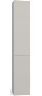 Wąska szafka łazienkowa z koszem na pranie kaszmir P6-W28 - Szafki łazienkowe - miniaturka - grafika 1