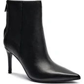 Botki damskie - Guess Skórzane botki na szpilce FEYLY - miniaturka - grafika 1