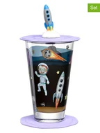 Zestawy naczyń dla dzieci - LEONARDO 3-częściowy zestaw ze wzorem dla dzieci - wys. 14,9 x Ø 10,7 cm - miniaturka - grafika 1