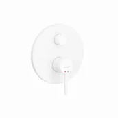 Baterie podtynkowe - EXCELLENT AREX.1245WH Pi Bateria prysznicowo-wannowa podtynkowa BIAŁY MAT - miniaturka - grafika 1