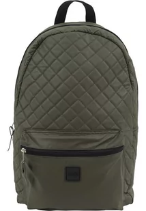 Plecak Diamond Quilt Leather Imitation Backpack Olive - Plecaki - miniaturka - grafika 1