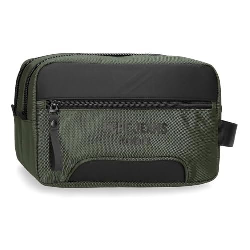 Pepe Jeans Bromley, plecaki, plecaki kabinowe, torby na ramię Joumma Bags, poliester, różne rozmiary, czarny, zielony, czerwony, szary, poliester., Zielony, Talla única, Kosmetyczka