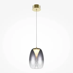 Lampa wisząca Splash MOD282PL-L8G3K Maytoni LED 7W 3000K bańka złota przydymiona - Lampy sufitowe - miniaturka - grafika 1
