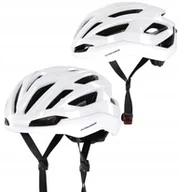 Kaski rowerowe - Kask Rowerowy Na Rower Szosowy Kross Road Pro L 58-62 CM Biały - miniaturka - grafika 1