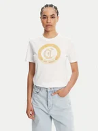Koszulki i topy damskie - Just Cavalli T-Shirt 78PAHE13 Biały Regular Fit - miniaturka - grafika 1