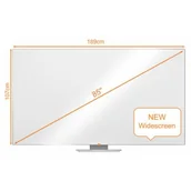 Tablice i flipcharty - Nobo INNY Tablica Suchościeralna 189x107cm Panoramiczna 85 Cali Melaminowa Biała 105L495 - miniaturka - grafika 1