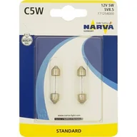 Żarówki samochodowe - Zestaw żarówek samochodowych C5 W rurki SV8,5 12 V blister NARVA - miniaturka - grafika 1