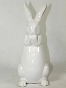 Figurka ART-POL zajączek, biały, 29x11x11,5 cm - Wielkanoc - miniaturka - grafika 1