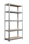 Szafy i regały magazynowe - Regał metalowy wym. 180x90x40 cm, 5 półek, 175 kg - miniaturka - grafika 1