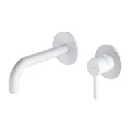 Baterie umywalkowe - Omnires Y Bateria umywalkowa podtynkowa biały mat Y1215HWM - miniaturka - grafika 1