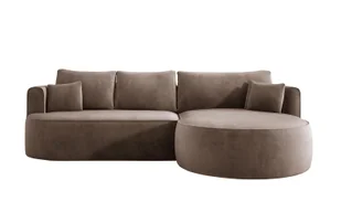 Domo-Home Nowoczesny rozkładany narożnik FIORE z funkcją spania, kanapa z automatycznym rozkładaniem, sofa, rozkładana sofa RIGHT 284x183x82 cm Salvador 3 - Sofy i kanapy - miniaturka - grafika 1