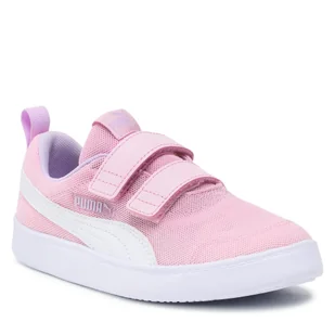 Puma Sneakersy Courtflex v2 Mesh V Ps 371758 08 Pink Lady White - Sneakersy damskie - miniaturka - grafika 1