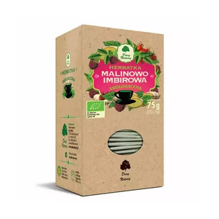 Dary Natury Herbata Malinowo - Imbirowa BIO fix 25*3g 34ANGMALIN - Herbata - miniaturka - grafika 1