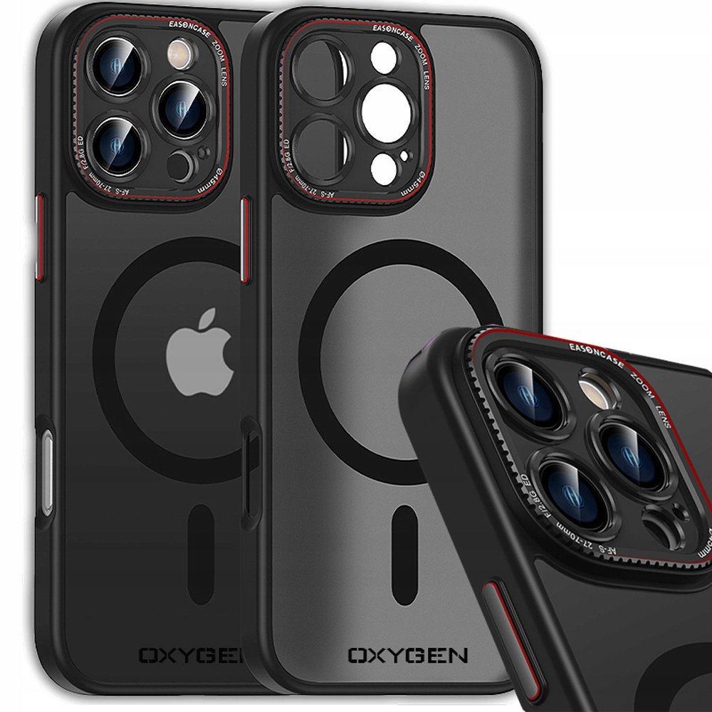 Etui na telefon pokrowiec case Oxygen mocny MAGSafe do Apple iPhone 16 Pro