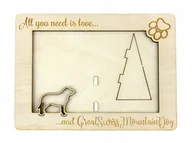 Ramki na zdjęcia - Duży szwajcarski pies pasterski ramka na zdjęcie - miniaturka - grafika 1