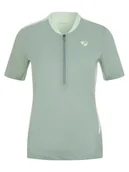 Koszulki i topy damskie - Ziener NEKTARIA damska koszulka rowerowa, rower górski, rower wyścigowy, oddychająca, szybkoschnąca, elastyczna, z krótkim rękawem, zielony mróz, rozmiar 34 - miniaturka - grafika 1