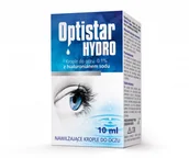 Krople do oczu - GLOBAL PHARMA Optistar hydro krople do oczu 0,1 % 10 ml  9090656 - miniaturka - grafika 1