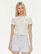 Koszulki i topy damskie - Lacoste T-Shirt TF5538 Biały Regular Fit - miniaturka - grafika 1