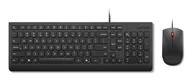 Zestawy myszka + klawiatura - Lenovo 4X31R64414 klawiatura Dołączona myszka Uniwersalne USB Niemiecki Czarny 4X31R64414 - miniaturka - grafika 1