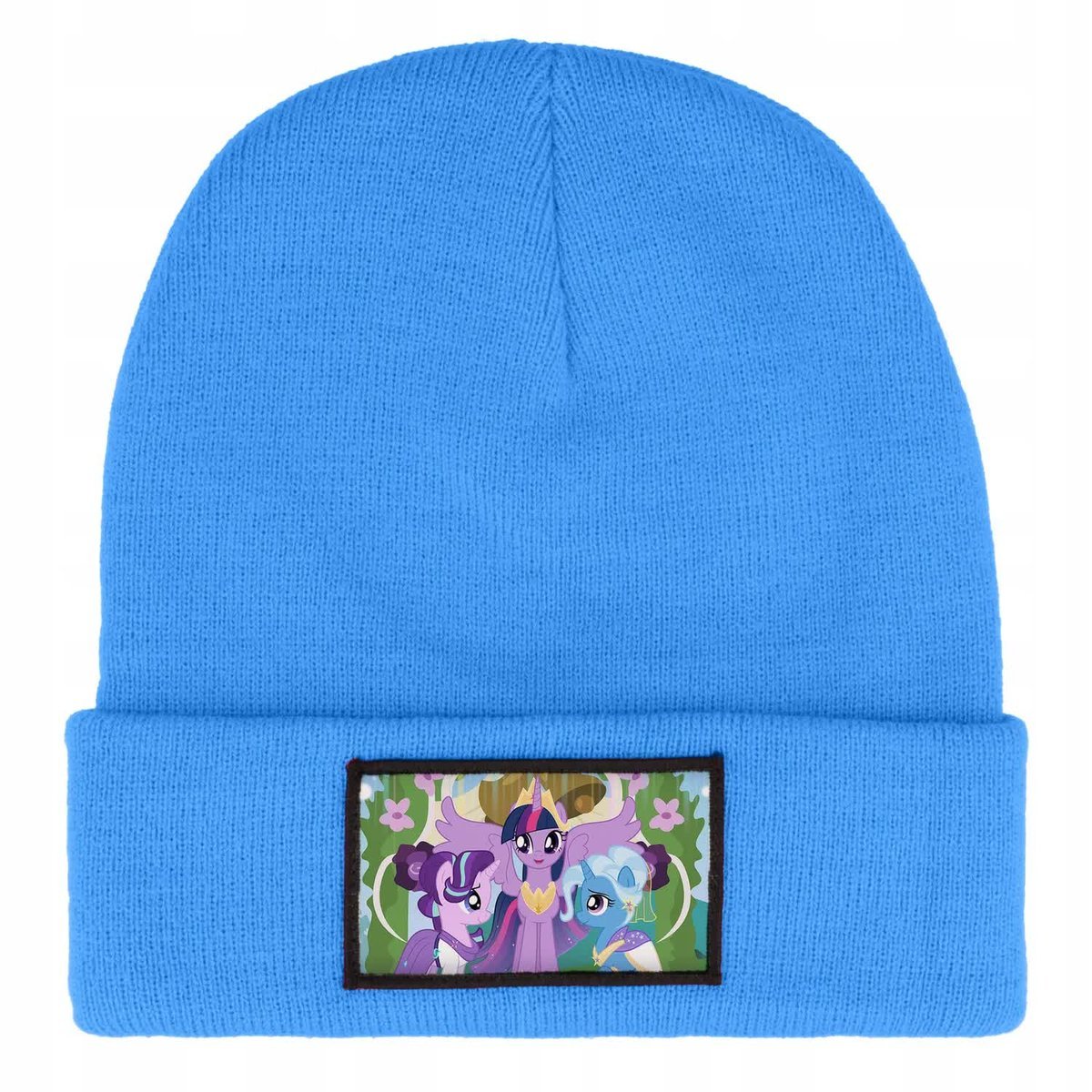 Czapka Zimowa Dziecięca MY LITTLE PONY WORLD Kucyki Prezent Wzory Niebieska