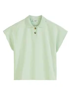 Koszulki i topy damskie - Marc O´Polo Koszulka polo w kolorze miętowym - miniaturka - grafika 1