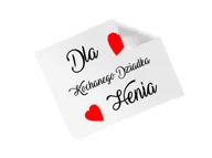 Akcesoria do okularów - Ściereczka do okularów z imieniem na dzień dziadka - 1 szt. - miniaturka - grafika 1