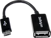Adaptery i przejściówki - Adapter USB StarTech Cable StarTech USB 2.0 Micro B to A 0,13m M/W - miniaturka - grafika 1
