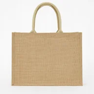 Torby i wózki na zakupy - Torba jutowa RAVI 40,5 × 32,5 × 18 cm – ekologiczna - miniaturka - grafika 1