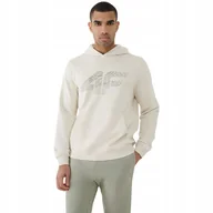 Bluzy męskie - Bluza Męska 4F M1585 Kremowa 4Fwss25Tswsm1585 12S M - miniaturka - grafika 1