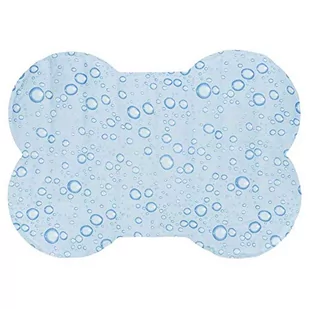 Trixie TX 28768 Mata chłodząca M w kształcie kości 60 × 45 cm, jasnoniebieska - Legowiska dla psów - miniaturka - grafika 1