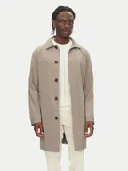 Płaszcze męskie - Lindbergh Płaszcz przejściowy 30-301137 Beżowy Relaxed Fit - miniaturka - grafika 1