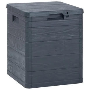 vidaXL Skrzynia ogrodowa, 90 L, antracytowa vidaXL - Pozostałe meble ogrodowe - miniaturka - grafika 9
