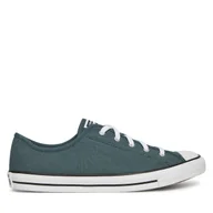 Trampki damskie - Trampki Converse Chuck Taylor All Star Dainty A12566C Zielony - miniaturka - grafika 1