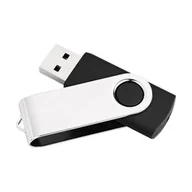 Pendrive - MediaRange MR907NTRL pamięć USB 4 GB USB Typu-A 2.0 Czarny, Srebrny MR907NTRL - miniaturka - grafika 1