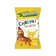 Chrupki - Kukuryku Chrupki Kukurydziane Bananowe 15G - miniaturka - grafika 1