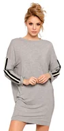 Bielizna nocna - Szara koszula nocna PIGEON 3XL - miniaturka - grafika 1