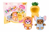 Figurki dla dzieci - Strojnisie Modne Misie - Słonik+Lew+ubranko Ananas Epee - miniaturka - grafika 1