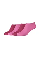 Skarpetki damskie - Camano Damskie skarpety Online Women Cotton fine Invisible Sneaker 4-pak skarpet, Phlox pink, 35/38, Phlox Pink, 39 EU - miniaturka - grafika 1