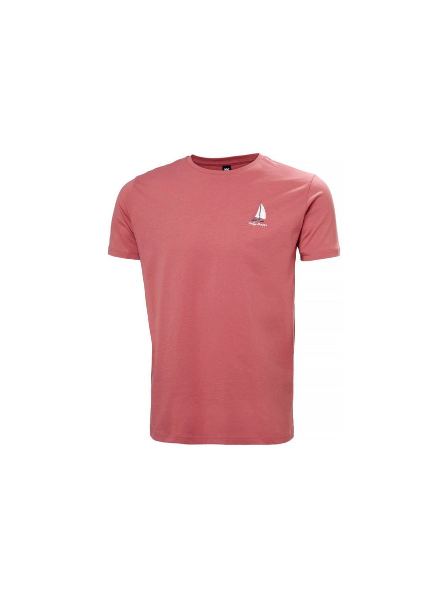 Koszulka HELLY HANSEN SHORELINE T-SHIRT 3. czerwony 2XL