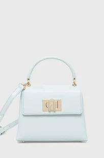 Furla torebka skórzana kolor niebieski WB00109 ARE000 AJ000 - Torebki damskie - miniaturka - grafika 1