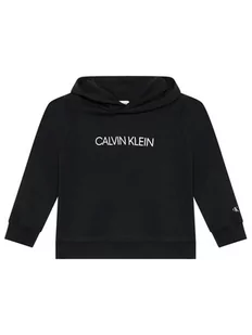 Calvin Klein Jeans Bluza Institutional Logo IU0IU00163 Czarny Regular Fit - Bluzy dla chłopców - miniaturka - grafika 1