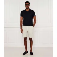 Spodenki męskie - BOSS BLACK Lniane szorty P-Peter-RDS-S-WG-252 Relaxed fit - miniaturka - grafika 1