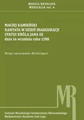 Książki o muzyce - Kantata w dzień inauguracji statui króla Jana Iii - Michał Jagosz - książka - miniaturka - grafika 1