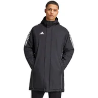 Kurtki męskie - Kurtka męska adidas Tiro 24 Stadium Parka czarno-biała IJ7391 XL - miniaturka - grafika 1