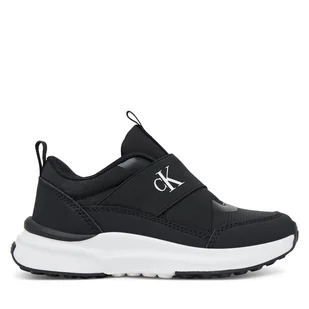 Sneakersy Calvin Klein Low Cut Sneaker V3X9-83172-1845 S Czarny - Buty dla chłopców - miniaturka - grafika 1